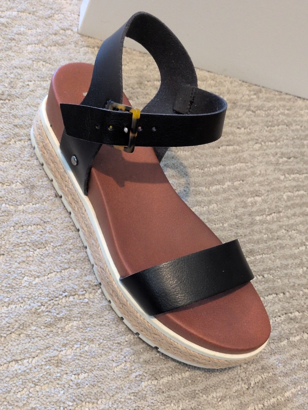 Women’s MIA Black Platform Sandals 7.5